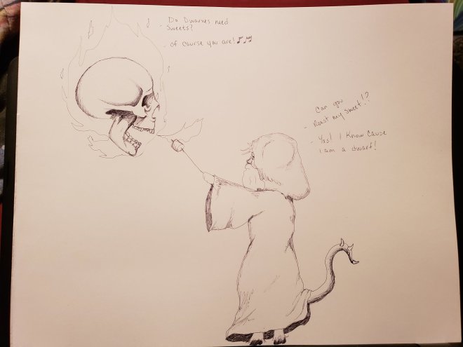 Thurling & Scamp by Robin Mims (@DioxiaRio https://www.instagram.com/dioxia/)