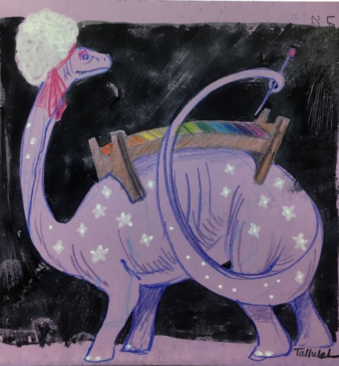 Celestia "Thunder Lizard" Stardust by Tallulah Cunningham (@FabricMagpie, http://melanippos.com, http://patreon.com/papertigress, Instagram: melanippos)